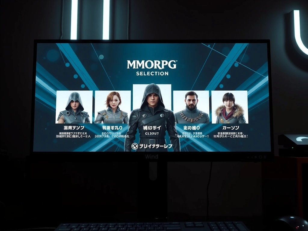 MMORPG Character Select